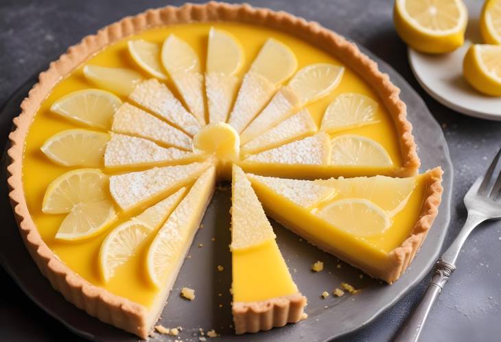 Tangy Lemon Tart Slices with Homemade Citrus Filling