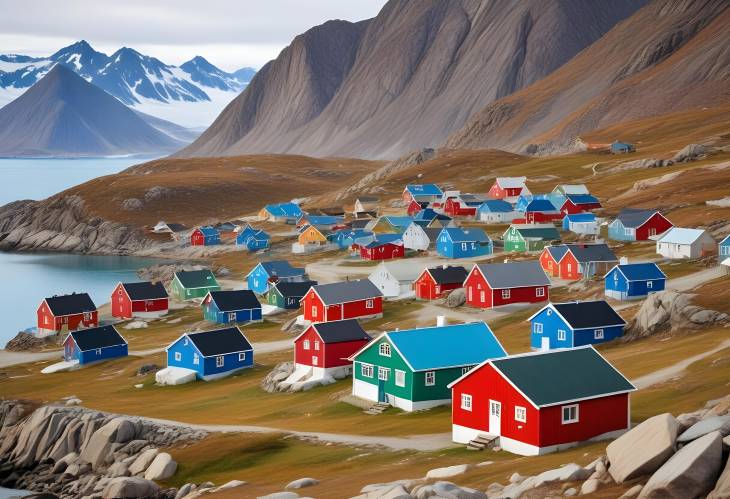 Tasiilaq Village Vibrant Coastal Homes in East Greenland