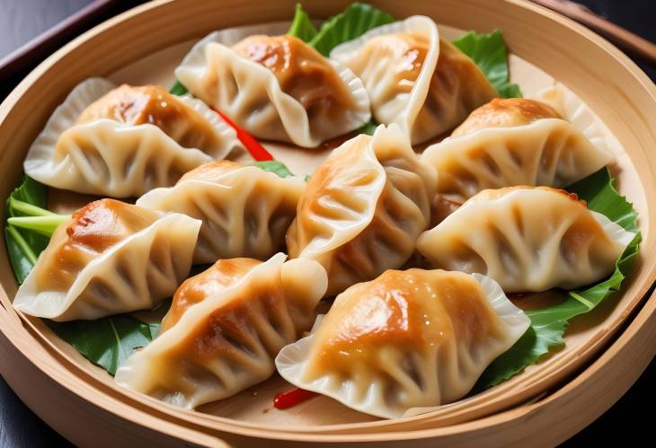 Tasty Gyoza Recipe Japanese Pan Fried Dumplings with Savory Meat Filling