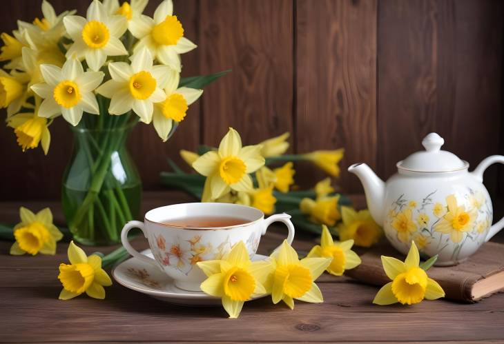 Tea and Daffodils A Charming Spring Escape