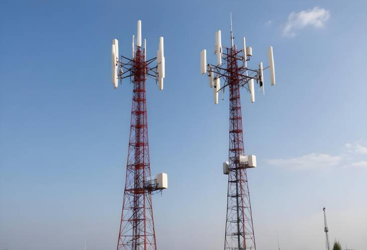 Telecom Base Station Installation Mobile Tower for 5G, Cell Site, Health Effects of Radiation, Wire