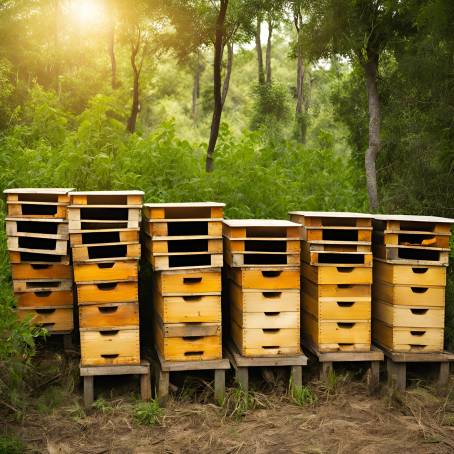 The Art of Beekeeping Placing Hives in Nature for Optimal Honey Production