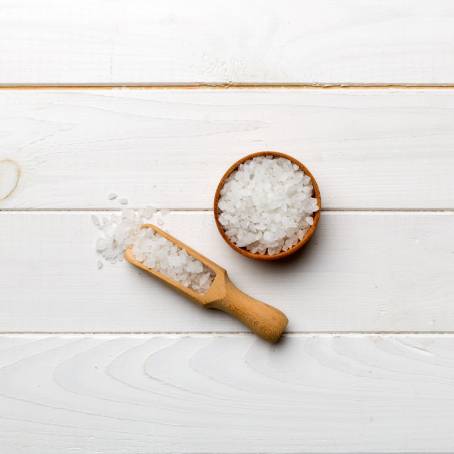 The Art of Salt Crystals in a Bowl