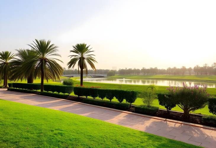 The Charm of Morning in Al Khobar Park