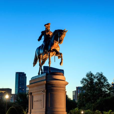 The Iconic George Washington Statue in Boston