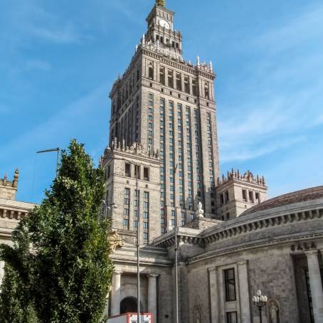 The Iconic Palace of Culture and Science in Warsaw