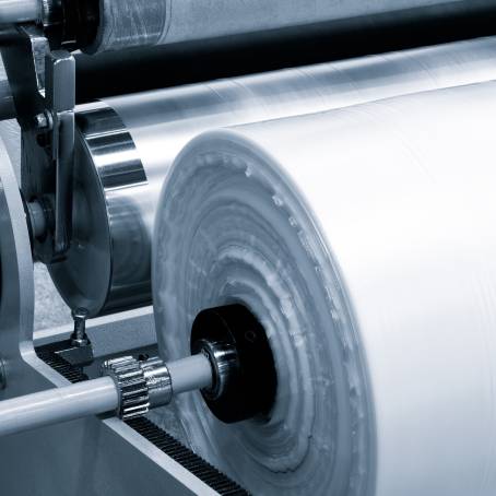 The Roller of a Plastic Bag Production Machine