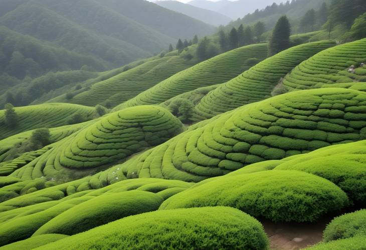 The Serenity of Boseong Tea Garden Green Fields and Tranquil Views