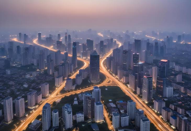 The Skyline of Nanchang A Modern Metropolis in China