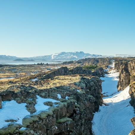 The Splendor of Rivers in Thingvellir Canyon