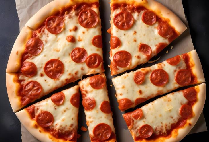 Thin Crust New York Pizza Classic Tomato Sauce, Cheese, and Foldable Slices for an Authentic Taste