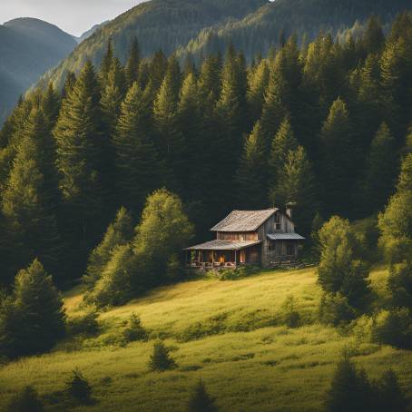 Timeless Farmhouse Amidst the Majestic Mountains