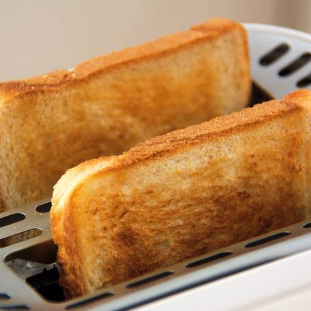 Toasted Slices of Bread Loaf