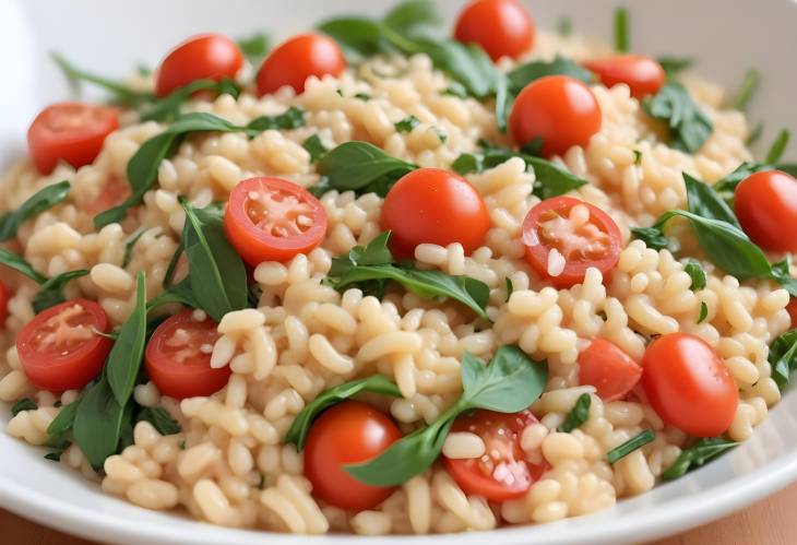 Tomato and Arugula Risotto A Perfect Blend of Creamy and Fresh Flavors