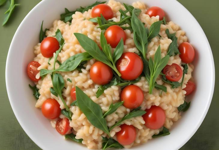 Tomato and Arugula Risotto Fresh and Flavorful Italian Comfort Food