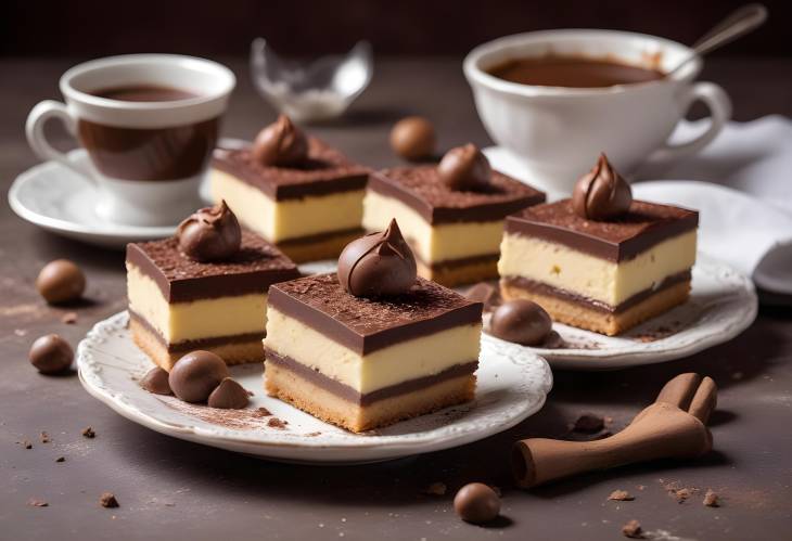 Traditional Italian Chocolate Dessert with Rich and Creamy Layers