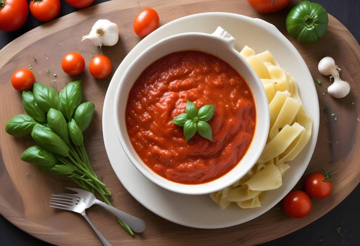 Traditional Marinara Sauce Classic Italian Tomato Sauce with Garlic and Herbs