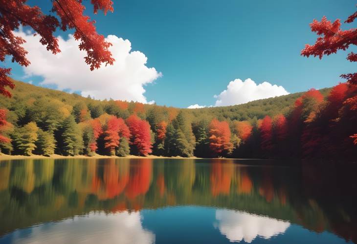 Tranquil Lake at Bear Lake in NC Mountains