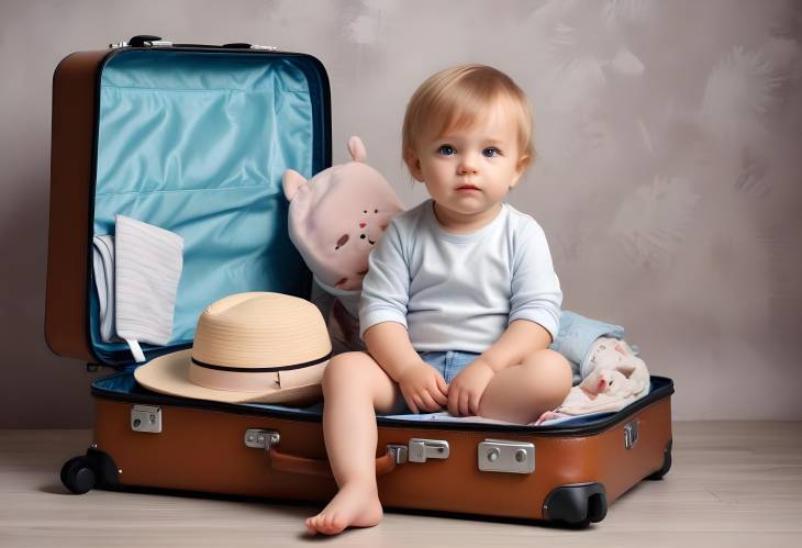 Travel Dreams of a Toddler Suitcase Ready for Post Quarantine Fun