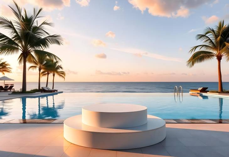 Tropical Luxury Podium in the Pool