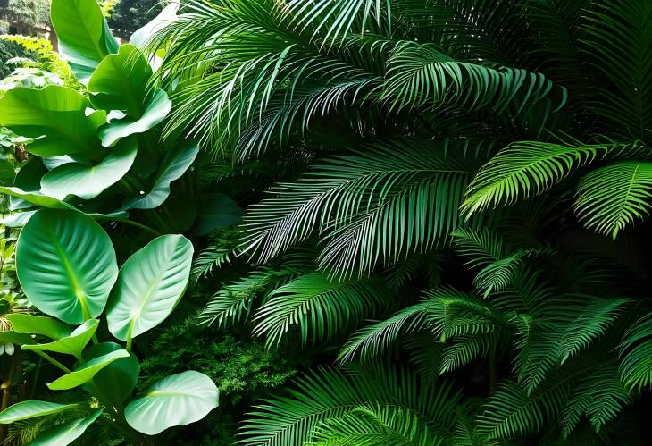 Tropical Vibes Monstera and Palm Fusion