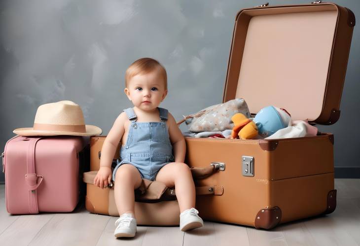 Vacation Readiness Toddler Dreams with Suitcase PostCovid