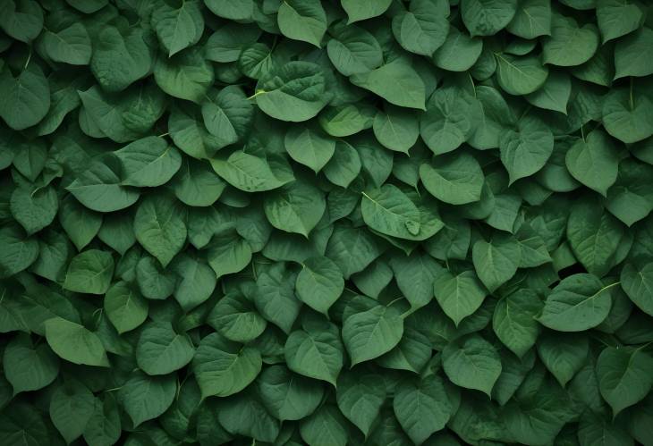 Vibrant Green Leaf Texture with Natural Pattern and Background