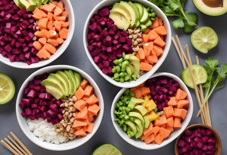 Vibrant Vegan and Gluten Free Beet Poke Bowls  A Delicious and Healthy Plant Based Dish