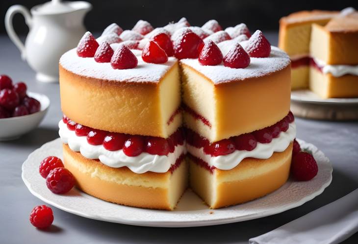 Victoria Sponge Cake Recipe Jam and Cream Filled Classic Dessert