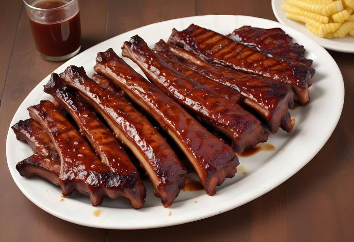 Vinegar Infused St. Louis BBQ Perfectly Grilled Ribs with Tangy Sauce