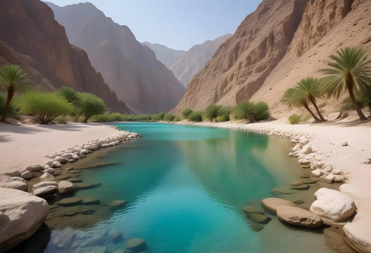 Wadi Tiwi in Oman Stunning Turquoise Lagoon and Scenic Beauty