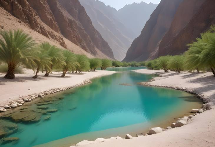 Wadi Tiwis Turquoise Lagoon A Breathtaking Oasis in Oman