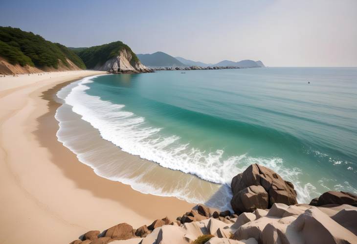 Wando Beach A Beautiful South Korean Coastal Gem with Clear Blue Water