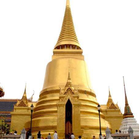 Wat Phra Kaew The Grand Palaces Temple with Emerald Buddha in Bangkok