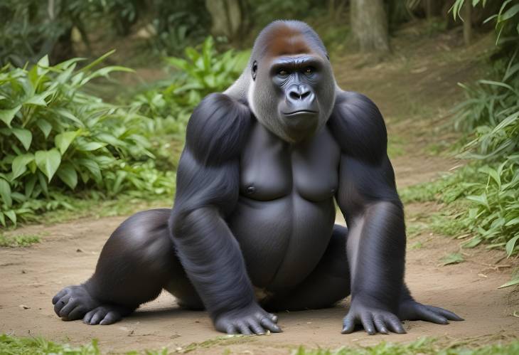 Western Lowland Gorilla An Adults Day in Captivity