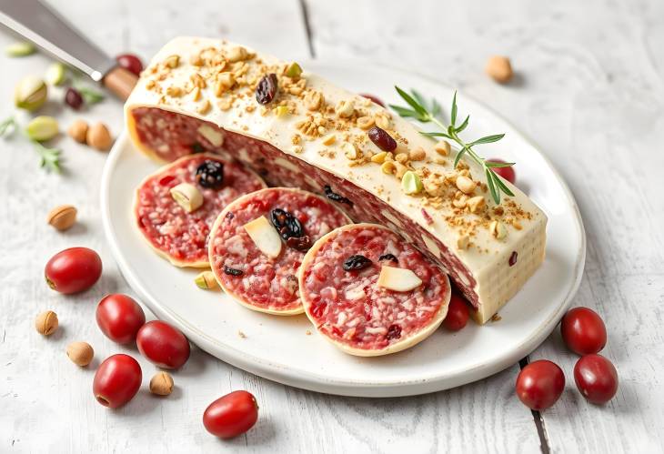 White Chocolate Salami with Dried Fruit and Pistachio  A Delicious No Bake Dessert Treat