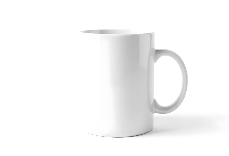 White Mug Mockup Perfect for Product Display