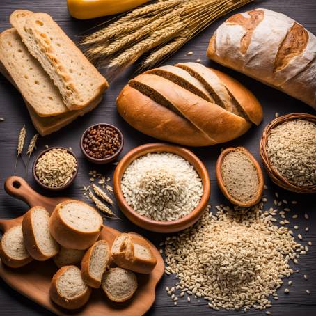 Whole Grain Rolls and Bread  Healthy Ingredients for Nutritious Baking