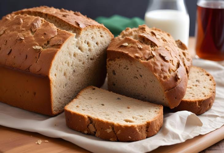 Whole Wheat Wheaten Bread Authentic Irish Brown Soda Bread with a Rich, Nutty Flavor