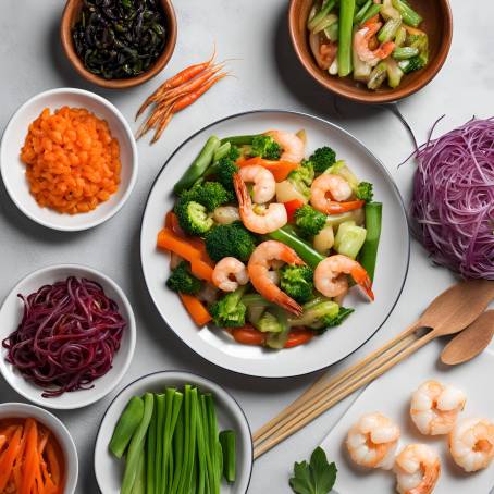 Wok Magic Chinese Shrimp Stir Fry with Mixed Vegetables