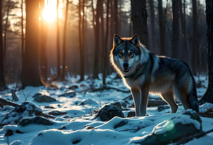 Wolf in the Woods A Cinematic Encounter