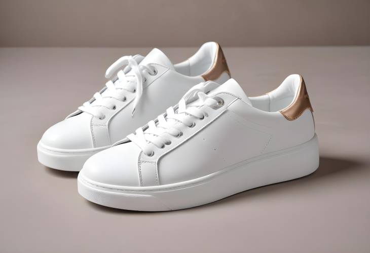 Women White Genuine Leather Sneakers for Sport and Casual Wear