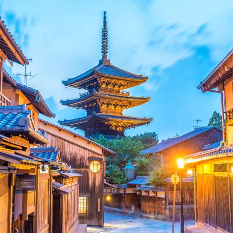 Yasaka Pagoda and Cherry Blossoms Kyoto Spring Charm