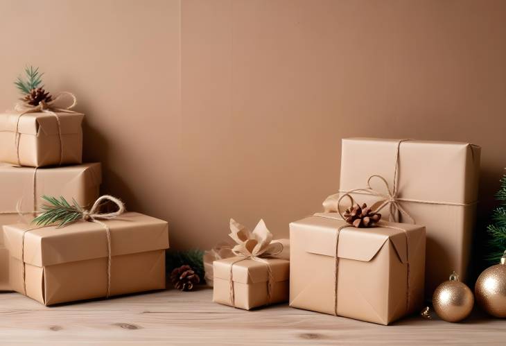 Zero Waste Holiday Kraft Paper Gift Wrapping for an Eco Friendly Christmas