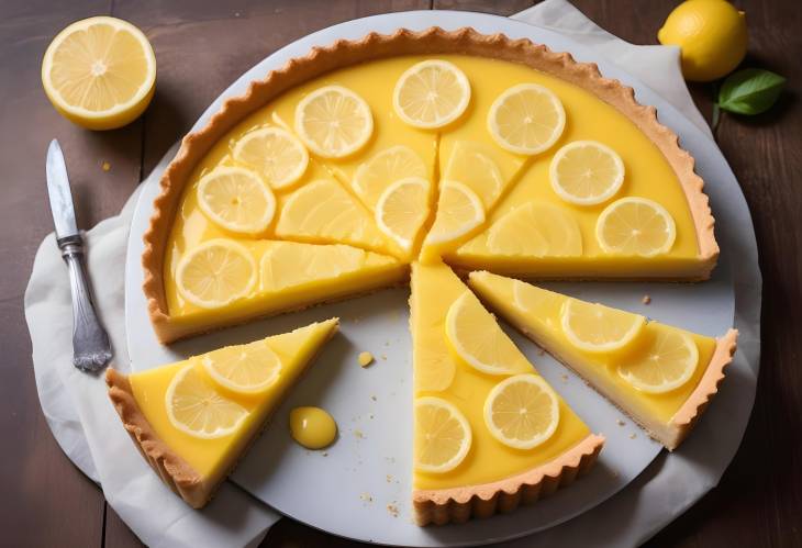 Zesty Lemon Tart Slices for a Refreshing Dessert